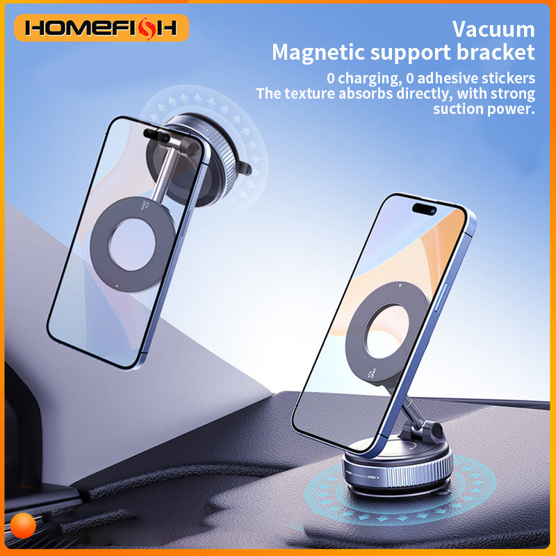 360° Magnetic Car Phone Holder – Strong Magnet Dashboard & Air Vent Mount