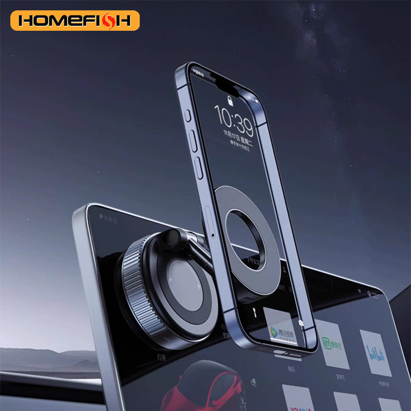 360° Magnetic Car Phone Holder – Strong Magnet Dashboard & Air Vent Mount