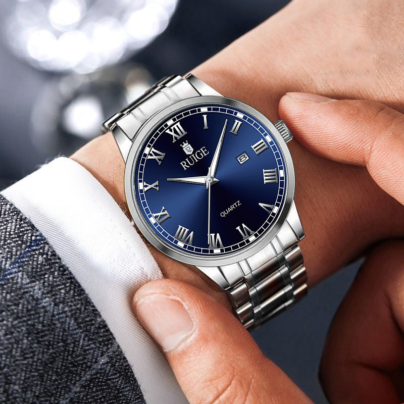 Premium Men's Quartz Wrist Watch – Stylish & Waterproof Luxury Watch for Men