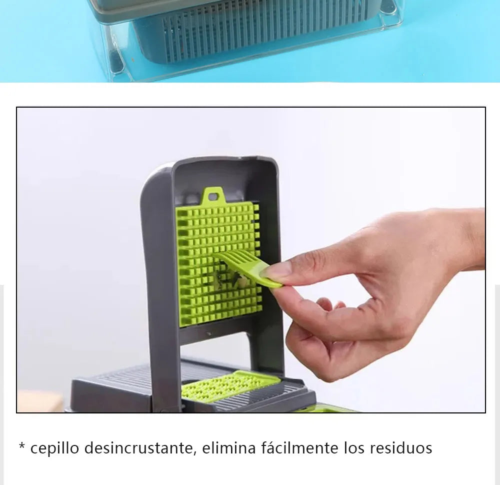 16-in-1 Vegetable Cutter – Multifunctional Kitchen Slicer & Chopper