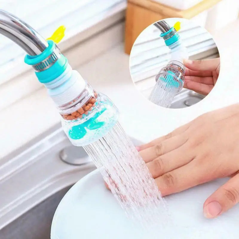 360° Rotatable Kitchen Faucet Water Filter – Adjustable Tap Nozzle