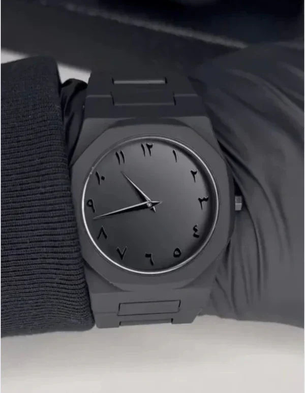 Elegant Minimalist Aura Watch with Eastern Arabic Numerals – Lightweight Premium Design for Men & Boys