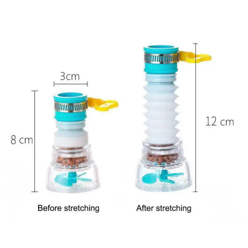 360° Rotatable Kitchen Faucet Water Filter – Adjustable Tap Nozzle