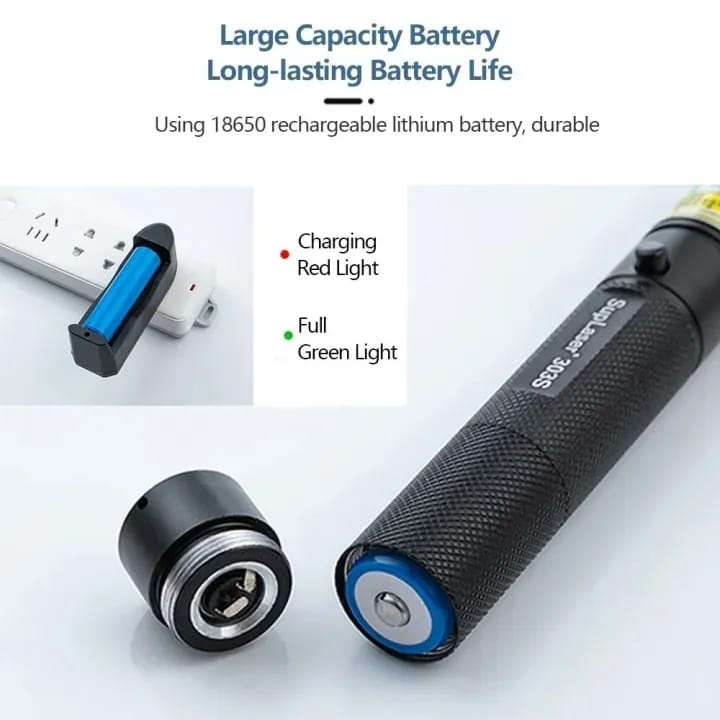 Special Edition 303 Green Laser Pointer – Adjustable Focus, 5km Range