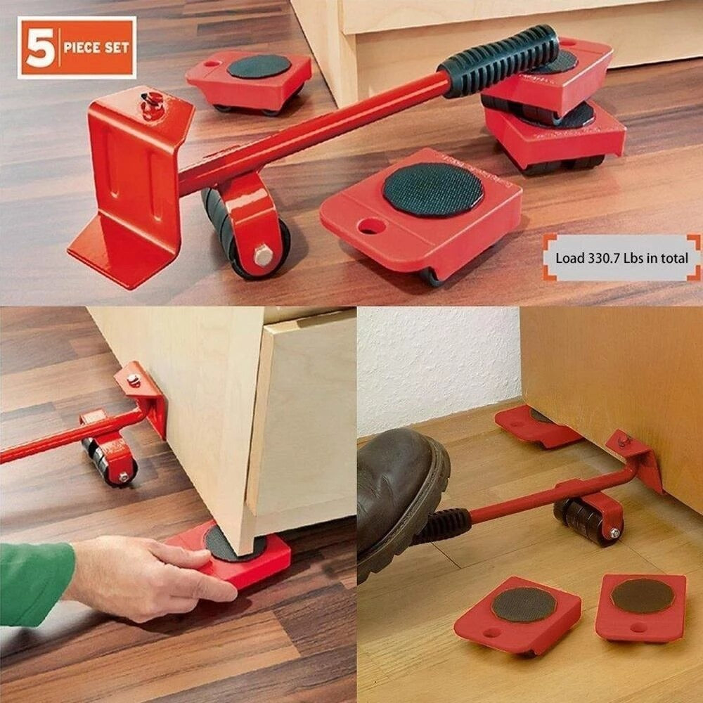 Furniture Transport Lifter Tool Set | Heavy Furniture Mover Roller Device