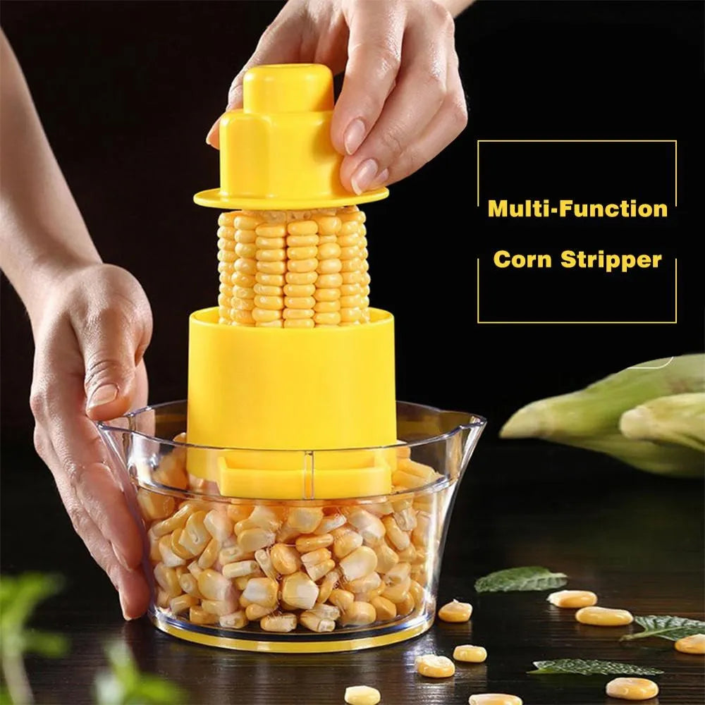 Multifunctional 2-in-1 Stainless Steel Corn Kernel Peeler & Puller – Household Kitchen Tool