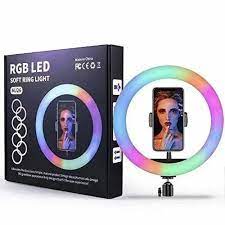 MJ33 RGB LED Soft Ring Light – Bright Illumination with Adjustable Colors