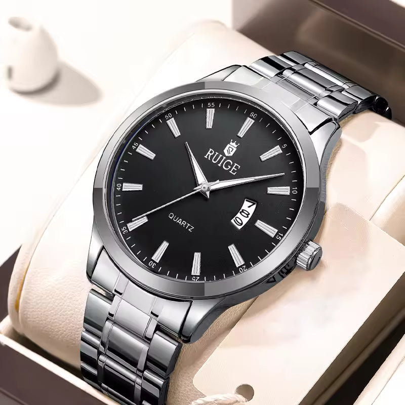 Premium Men's Quartz Wrist Watch – Stylish & Waterproof Luxury Watch for Men