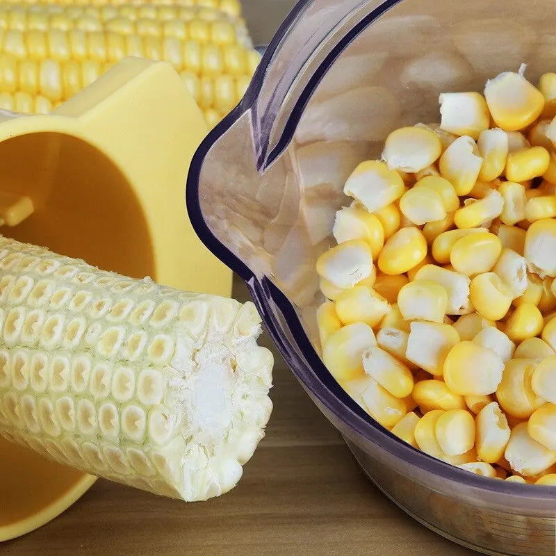 Multifunctional 2-in-1 Stainless Steel Corn Kernel Peeler & Puller – Household Kitchen Tool