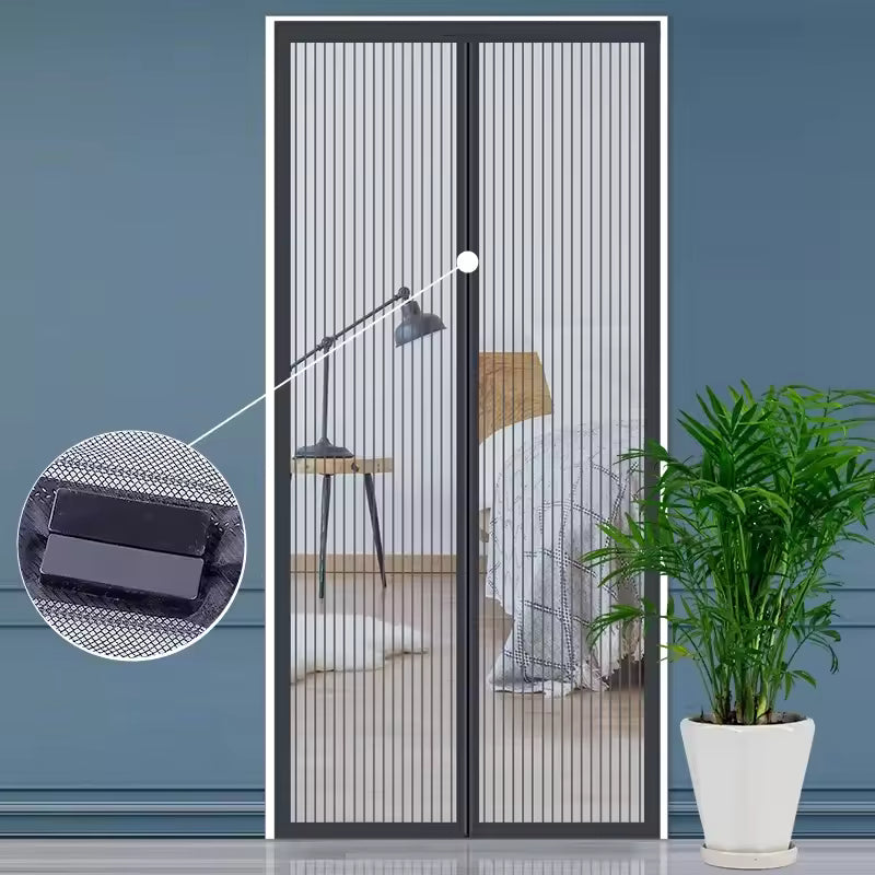 Magnetic Screen Door Curtain – Automatic Mosquito Net Door with Strong Magnets